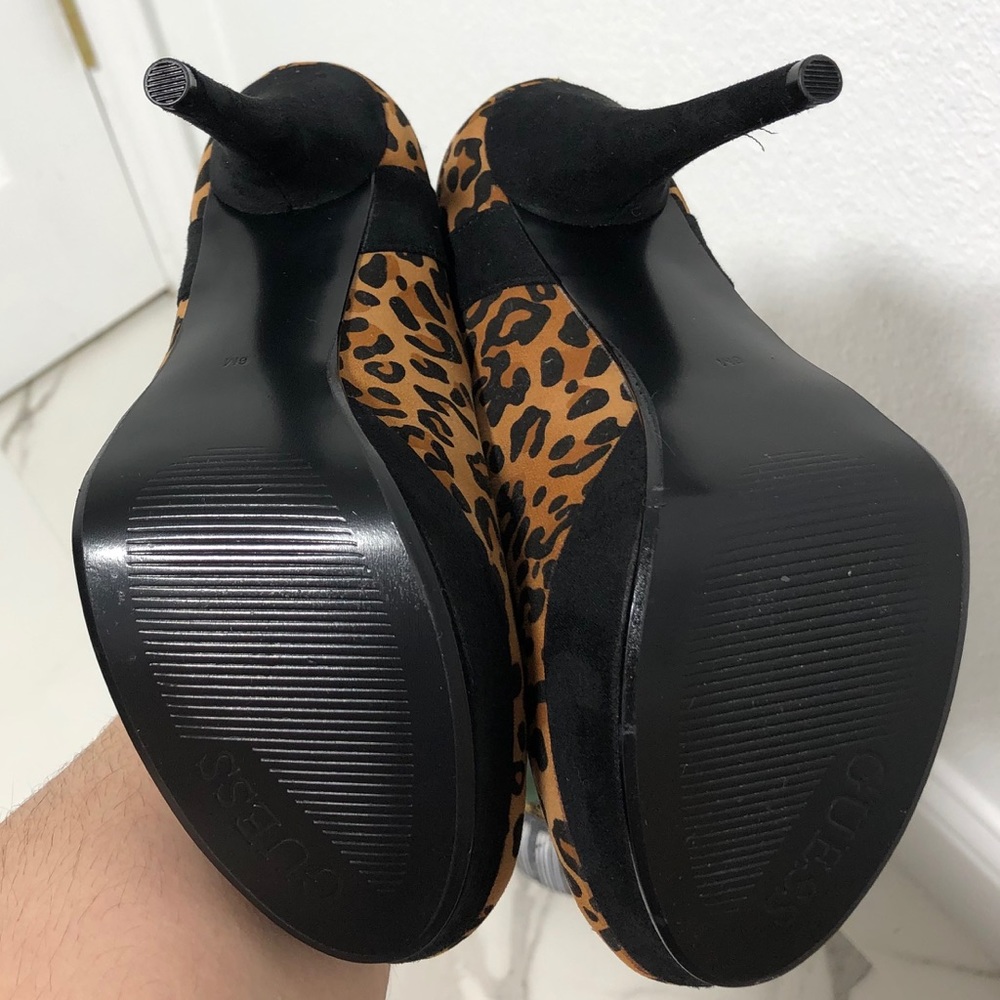 Guess animal print booties # 6